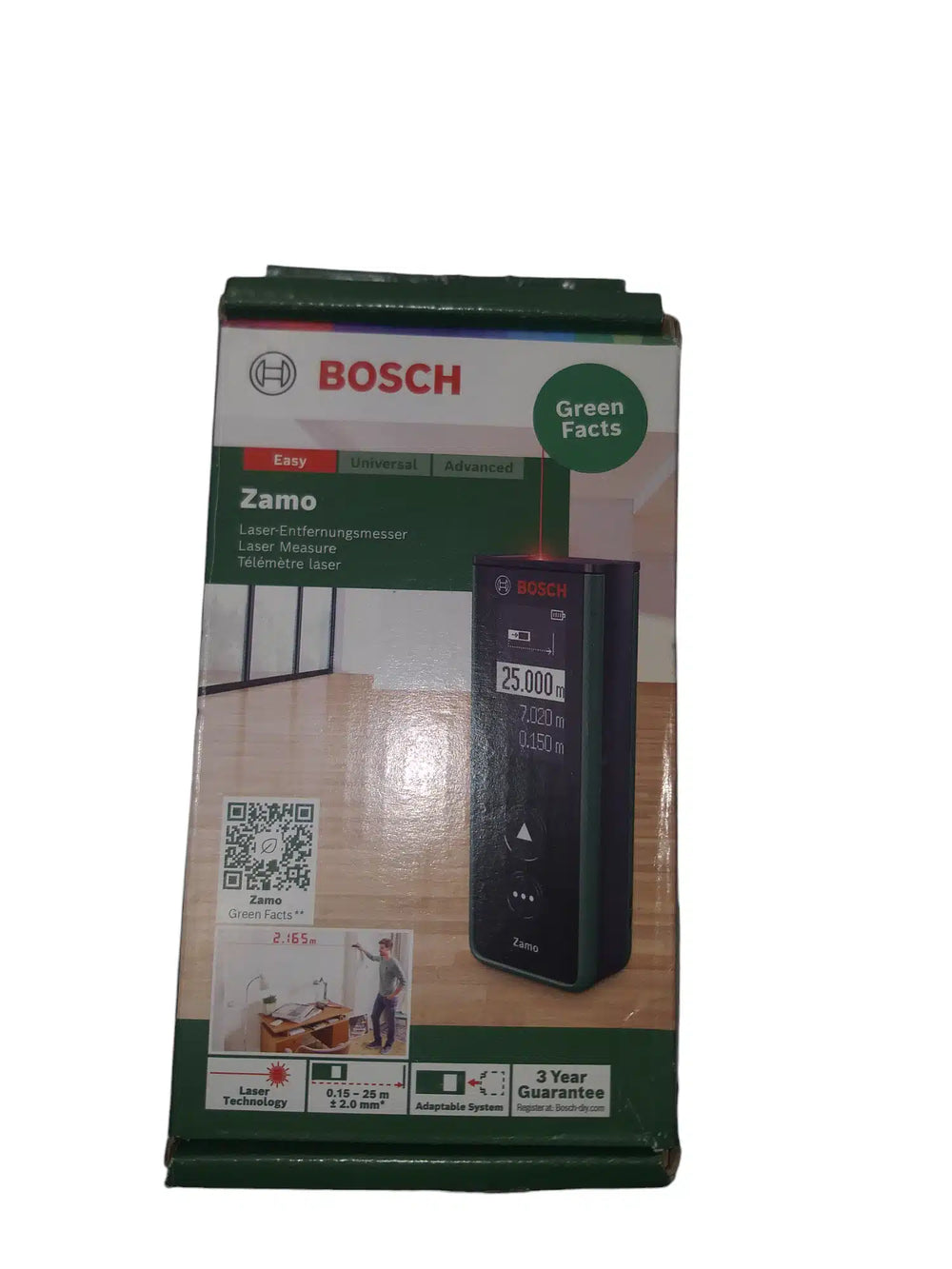 Bosch Zamo IV Medidor Láser Digital de segunda mano · Medición — Bueno