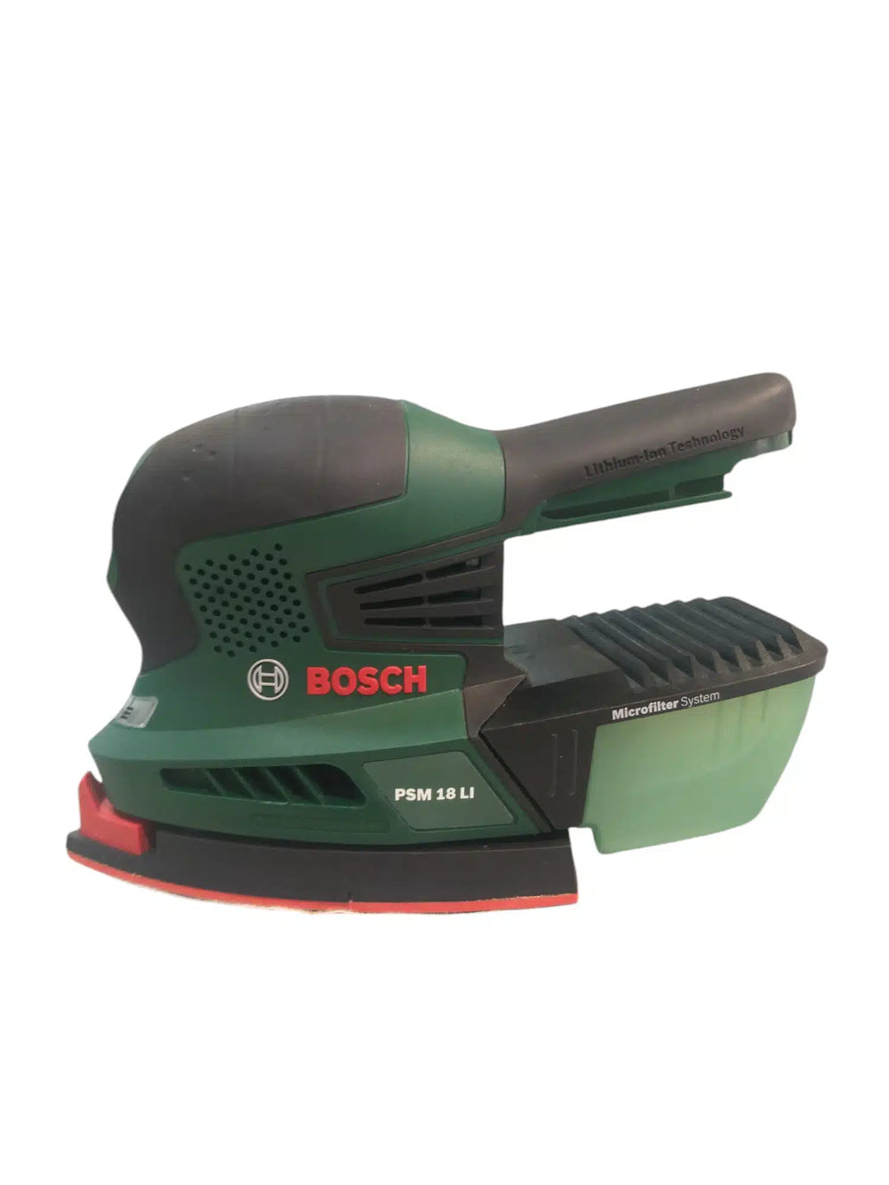 Bosch PSM 18 LI Lijadora Verde Sin Batería Segunda Mano de segunda mano · Lijadoras — Bueno