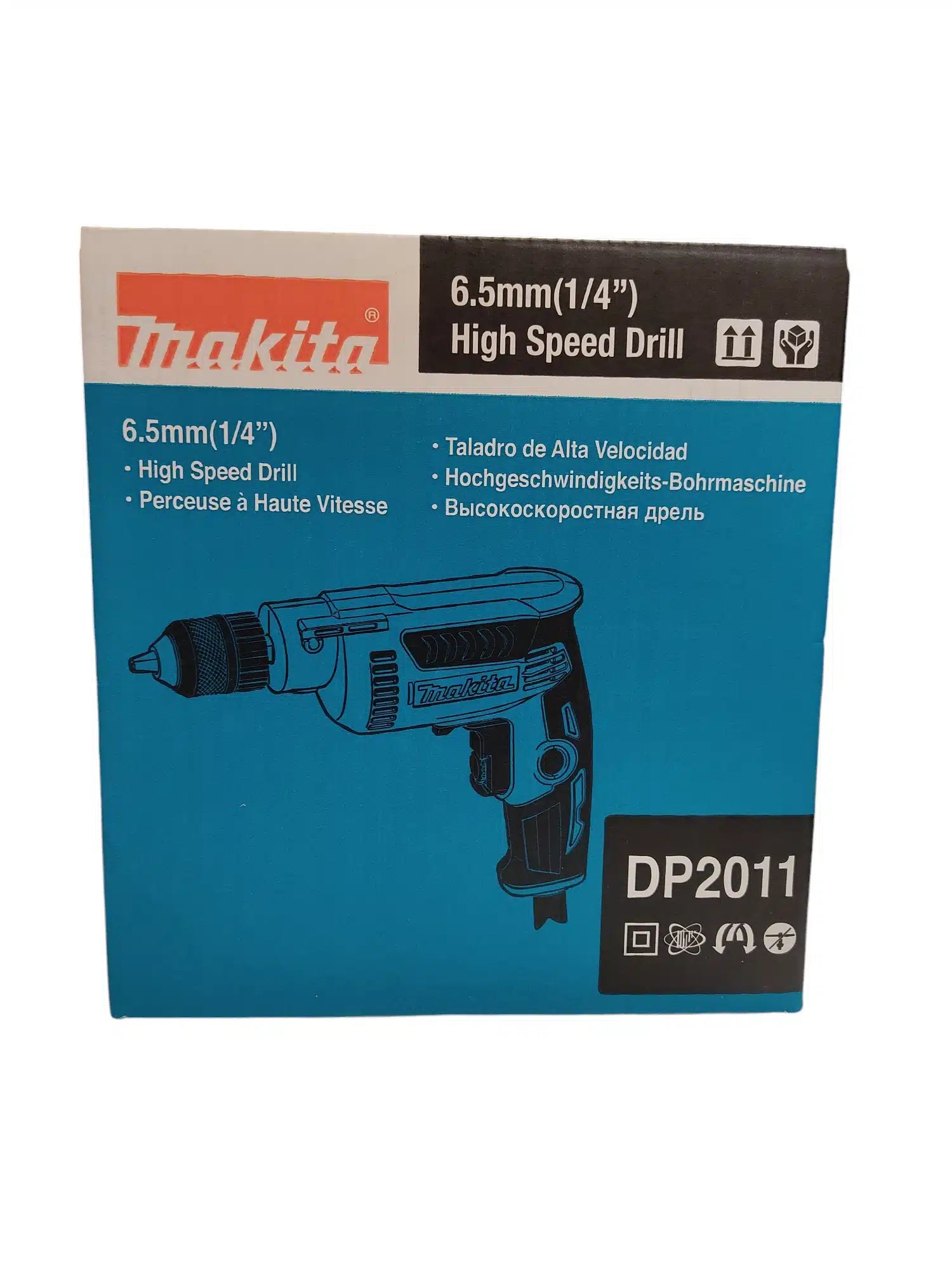 Makita DP2011 17772K 6.5mm (1/4") Taladro de Alta Velocidad Verde de segunda mano · Taladros — Bueno