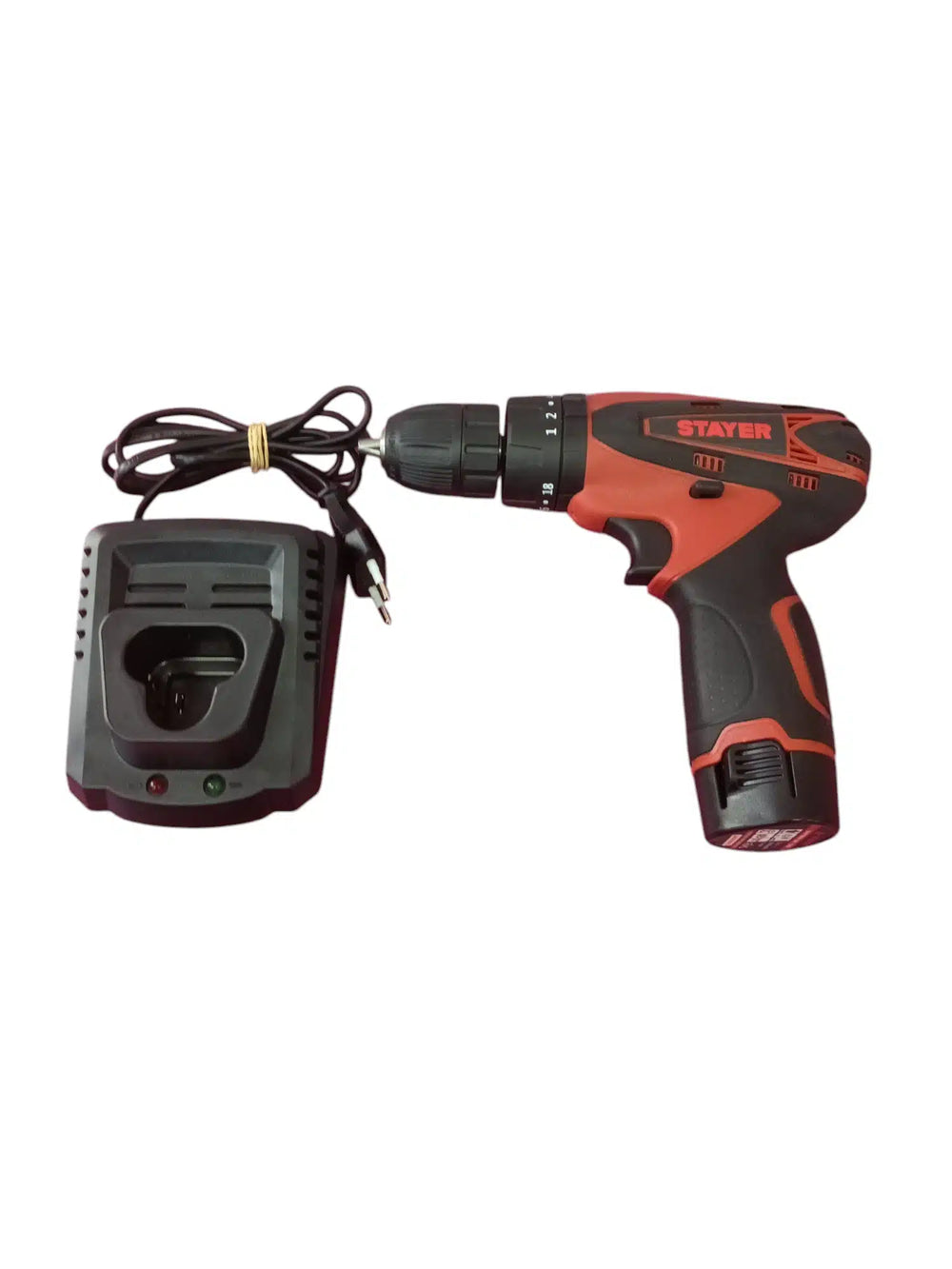 Stayer PBL 122 DP 12V Taladro Percutor Artonilladora Negra/Roja Segunda Mano de segunda mano · Taladros — Bueno