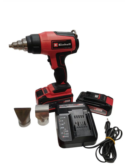 Einhell TE-HA 18 Li 2 Baterias Cargador Pistola de aire caliente Segunda Mano de segunda mano · Herramienta especializada — Bueno