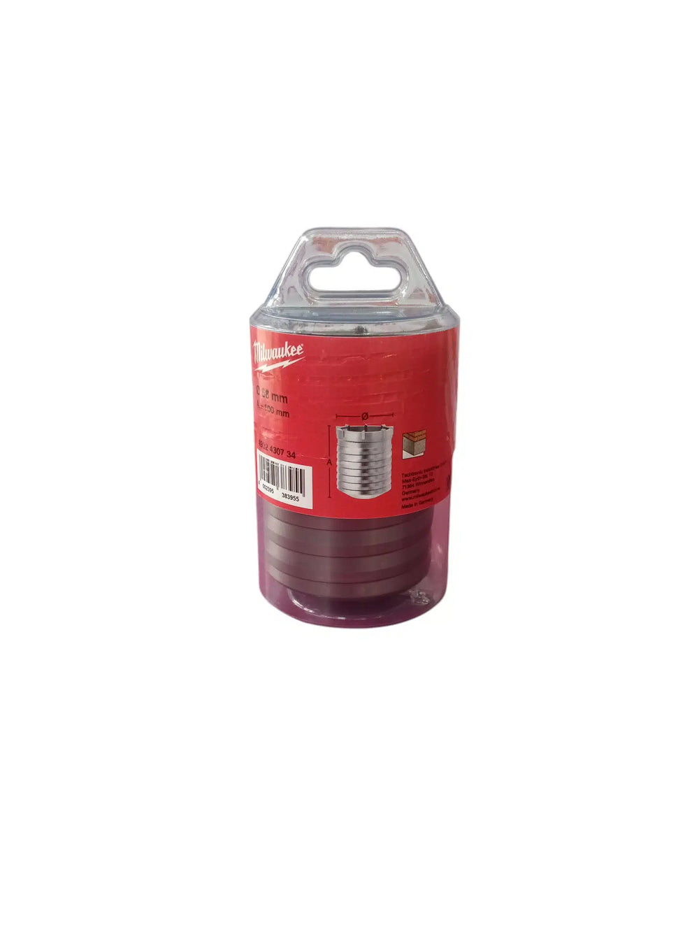 Milwaukee 68 100 MM Broca de Hormigón de segunda mano — Bueno