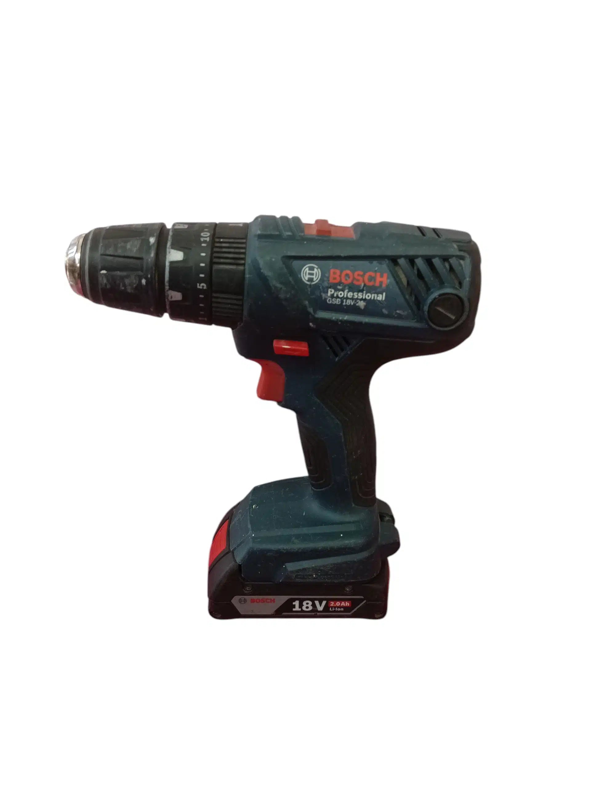 Bosch GSB 18V-21 Taladro Percutor Atornillador Verde Segunda Mano de segunda mano · Taladros — Bueno