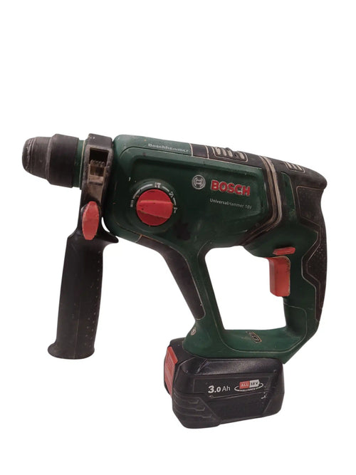 Bosch Universalhammer 18V 1 batería 18v 3.0ah Sin Cargador Taladro Percutor Segunda Mano de segunda mano · Taladros — Bueno
