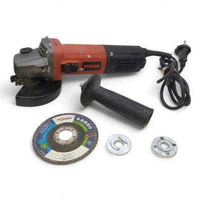 AMOLADORA STAYER SAB11000B 1000W + ACCESORIOS de segunda mano · Amoladoras — Como nuevo