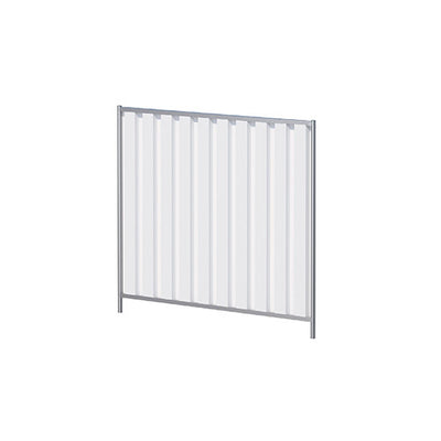 Valla opaca blanca 2,16 × 2,0 m con pie de goma | Alquiler para obra y eventos de segunda mano en Herramientas Usadas