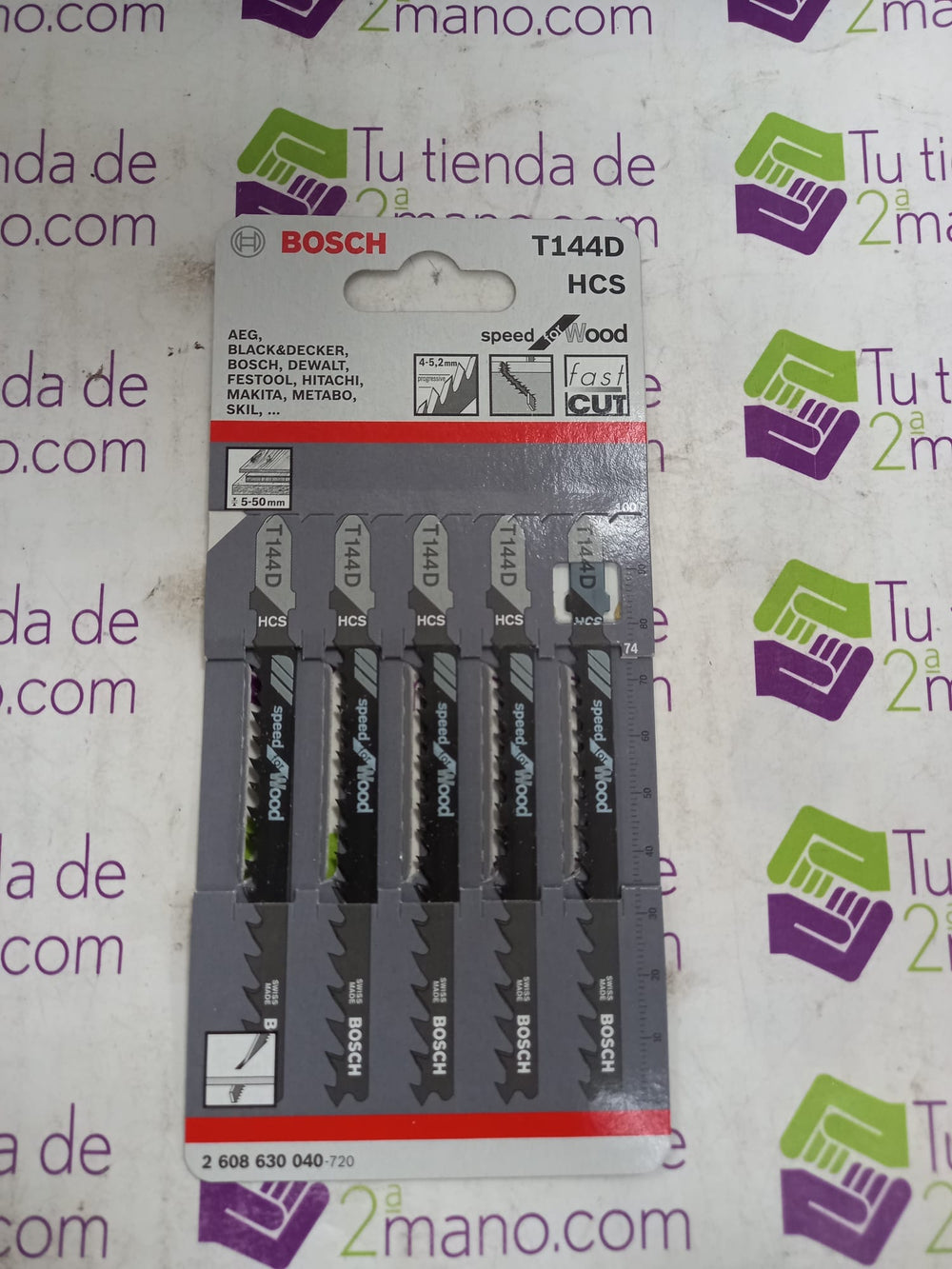 HOJAS DE SIERRA BOSCH T144D de segunda mano · Sierras — Como nuevo