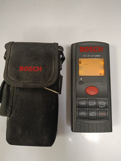 MEDIDOR LASER BOSCH DLE 30 LASER PLUS de segunda mano · Medición — Bueno