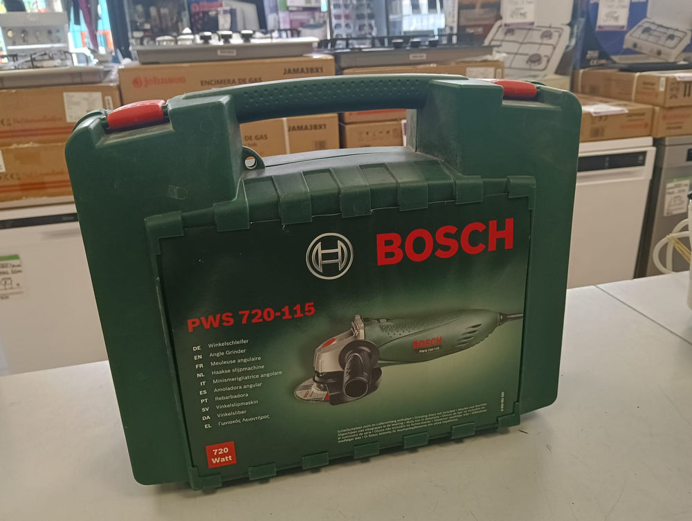 AMOLADORA BOSCH PWS720-115 de segunda mano · Amoladoras — Bueno