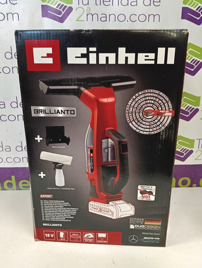 LIMPIADOR CRISTALES EINHELL BRILLIANTO 18V 3437100 de segunda mano — Como nuevo