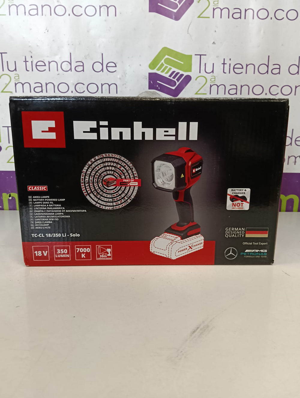 LINTERNA EINHELL BATERIA 18V TC-CL 18/350 LI de segunda mano — Como nuevo