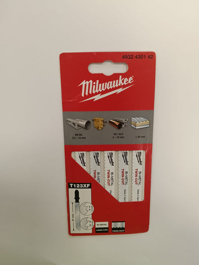 CUCHILLAS MILWAUKEE MADERA 3 CUT 4932 4301 42 de segunda mano — Bueno