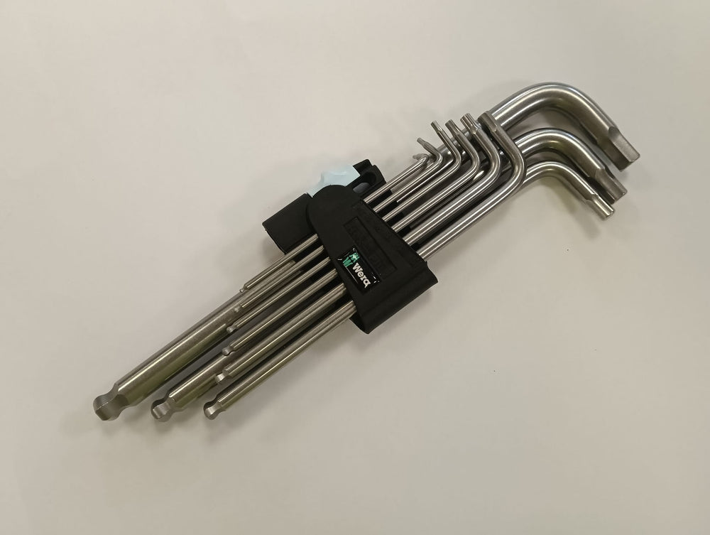 JUEGO LLAVES WERA 3950 HEX-PLUS 9 PCS de segunda mano — Bueno