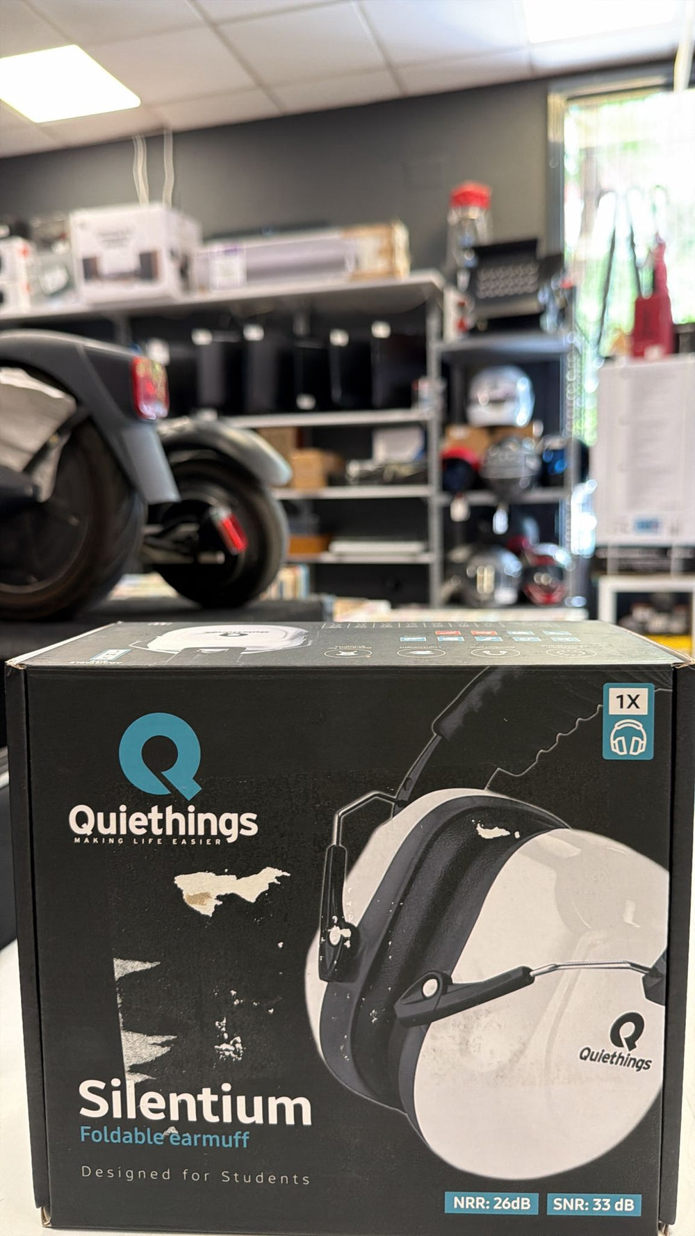 CASCOS TRABAJOS INSONORIZADOS QUIETHINGS EM5007B de segunda mano — Bueno