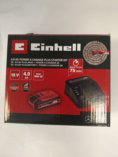 PACK EINHELL BATERIA + CARGADOR 18V 4.0AH 4512159 de segunda mano — Bueno