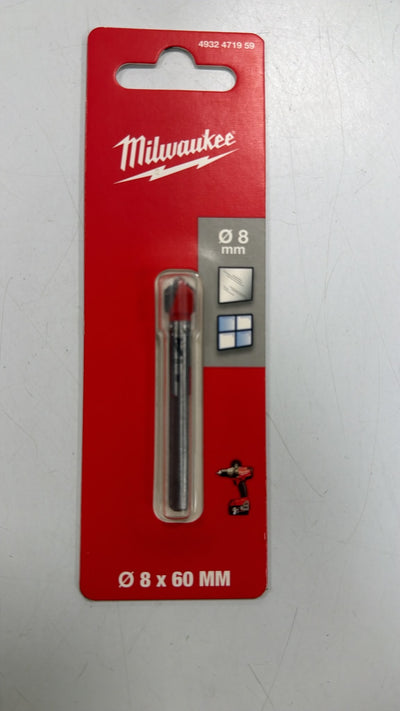 BROCA CRISTAL MILWAUKEE 4932471959 8X60MM de segunda mano — Bueno