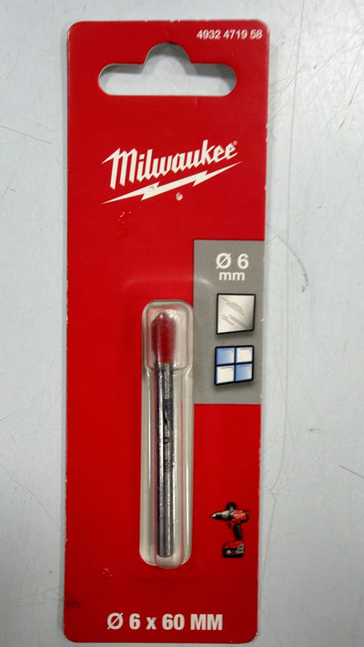 BROCA CRISTAL MILWAUKEE 4932471958 6X60MM de segunda mano — Bueno