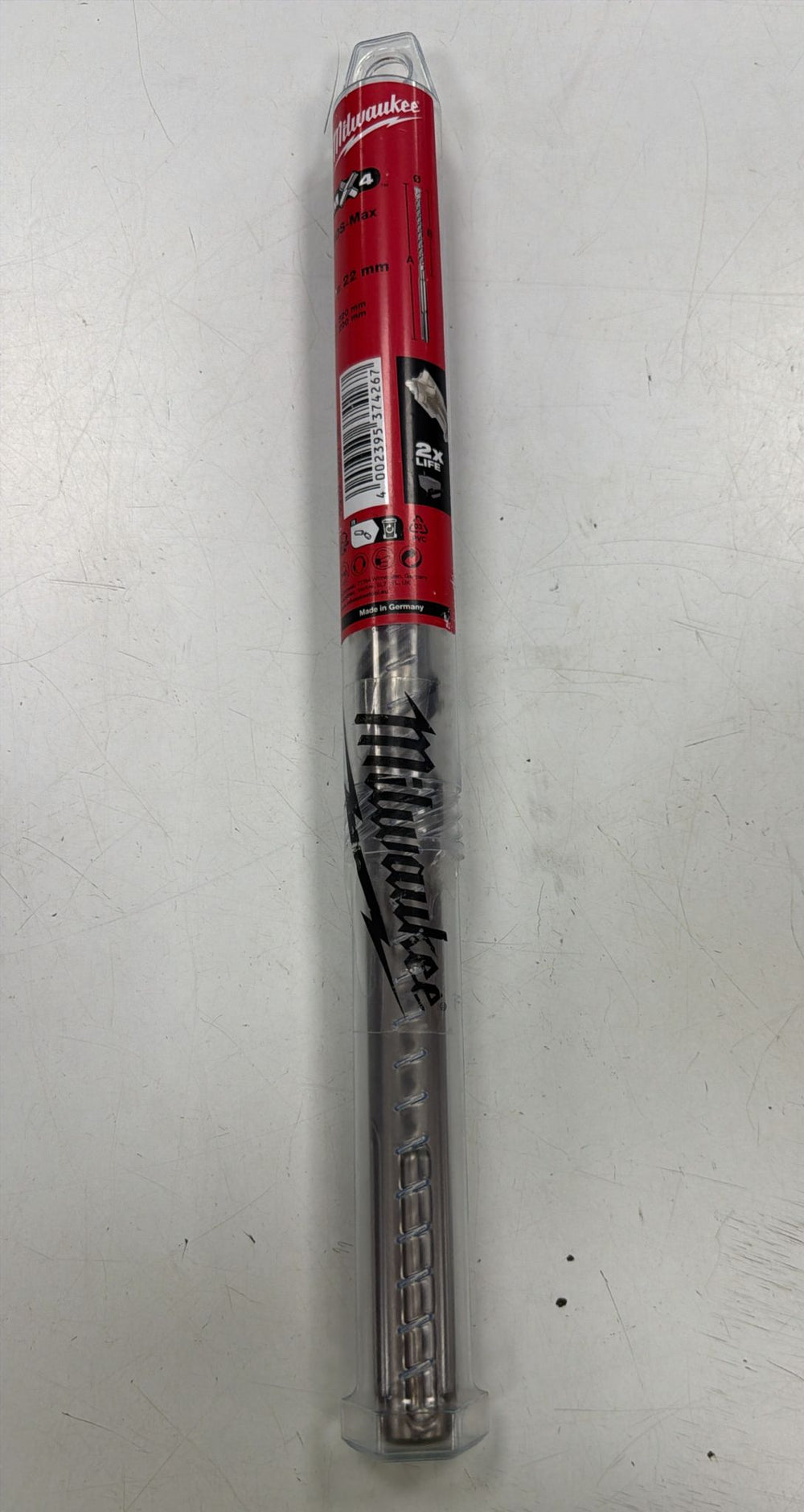 BROCA MILWAUKEE M4 SDS MAX 22MM de segunda mano — Bueno