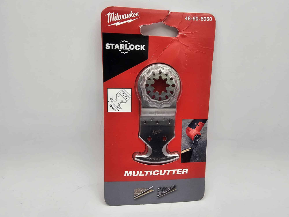 CUCHILLA MULTIHERRAMIENTA MILWAUKEE STARLOCK 40MM de segunda mano — Bueno