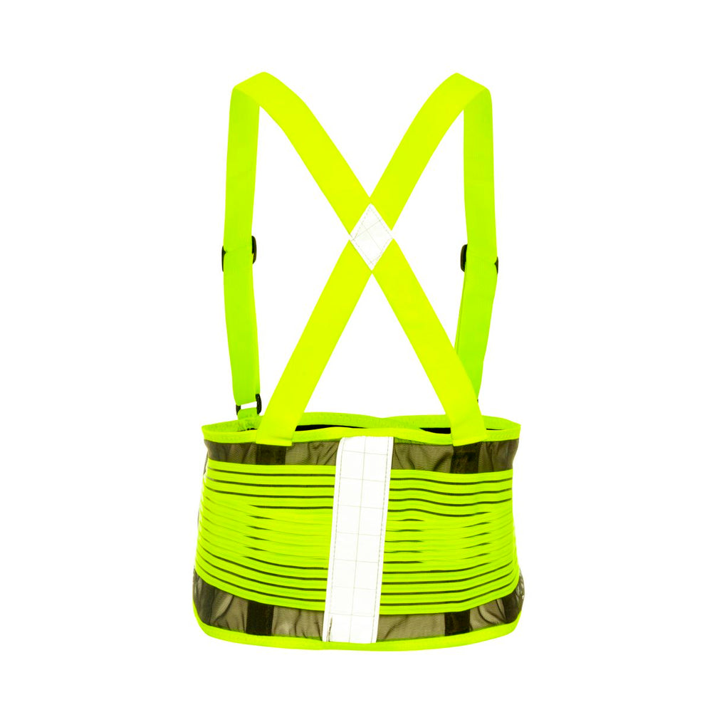 Respaldo elástico ToolPack con cinturón hi-viz nuevo — Nuevo