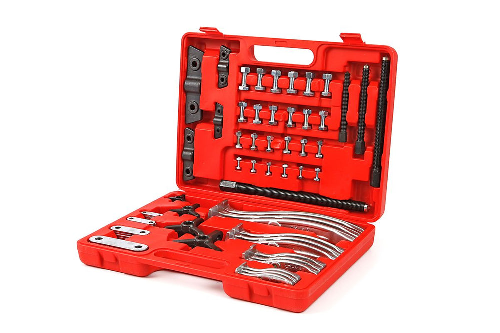 HBM Juego extractor de poleas de 2 y 3 patas 75 / 100 / 150 / 200 mm, 72 piezas nuevo — Nuevo