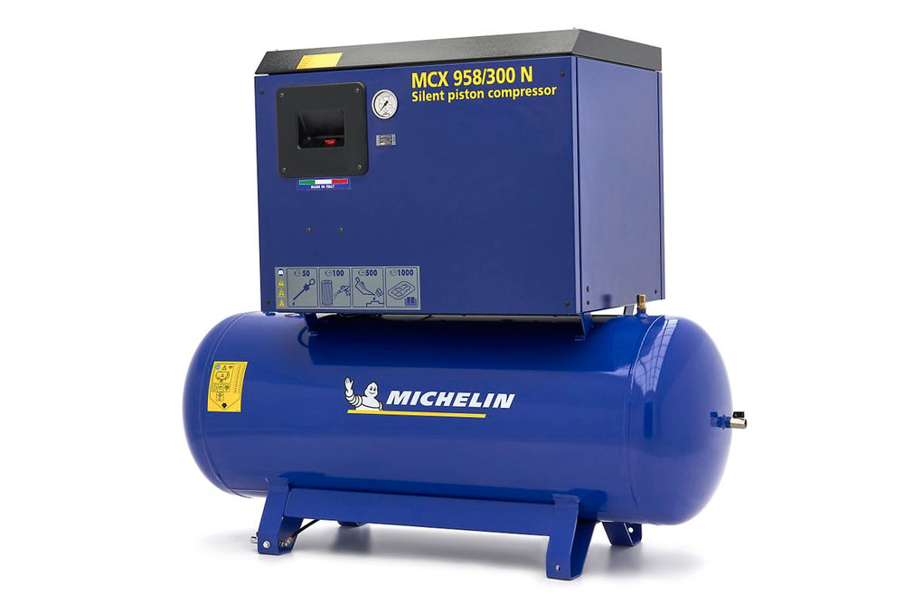 Compresor silencioso Michelin 7,5 Hp 270 Litros Mcx 958/300 N Nw nuevo — Nuevo