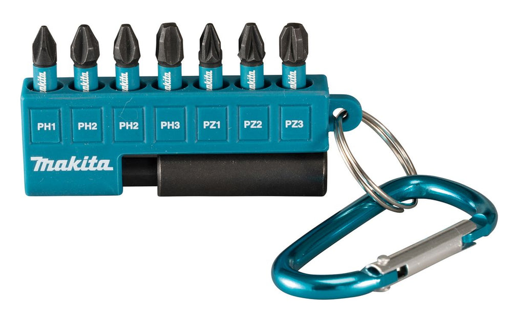 Conjunto de bits de tornillo Makita de 8 piezas con gancho E-11994 nuevo — Nuevo