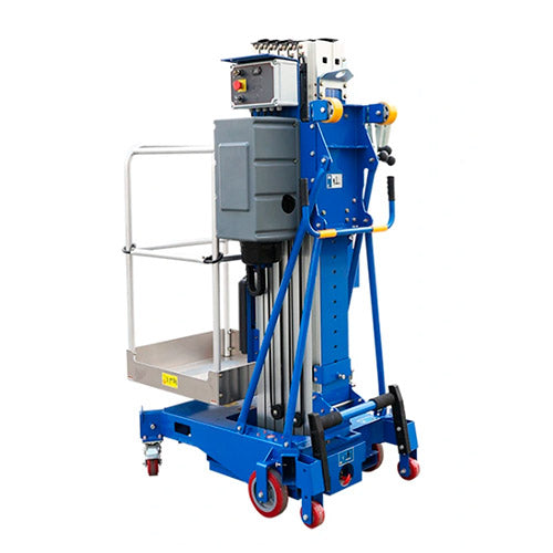 Alquiler elevador unipersonal 9,8 m | Compacto, seguro y eléctrico