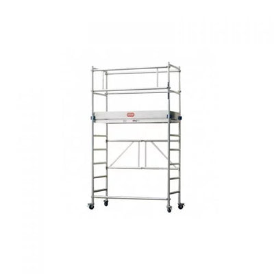 Alquiler de torre andamio de aluminio móvil 2,50x1,35m, altura 4,20m de segunda mano en Herramientas Usadas