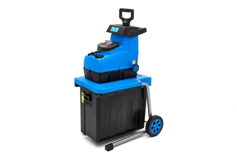 HBM Trituradora Eléctrica Silenciosa 2800W - Trituradora de Jardín / Trituradora de Madera para ramas de 45 mm nuevo — Nuevo