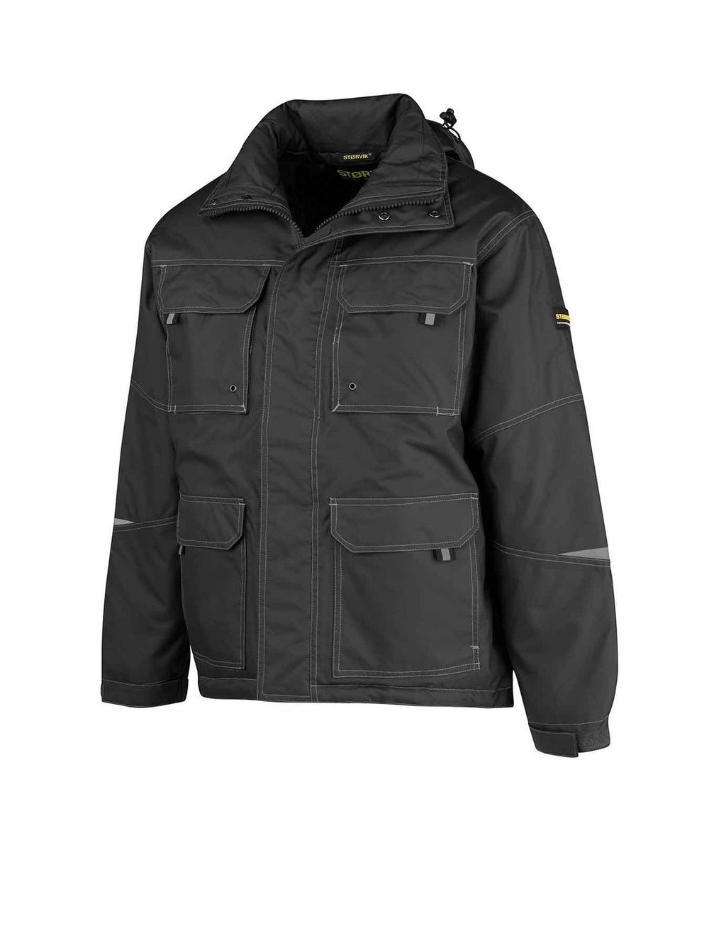 Chaquetas para trabajo Storvik Caton Negras nuevo — Nuevo