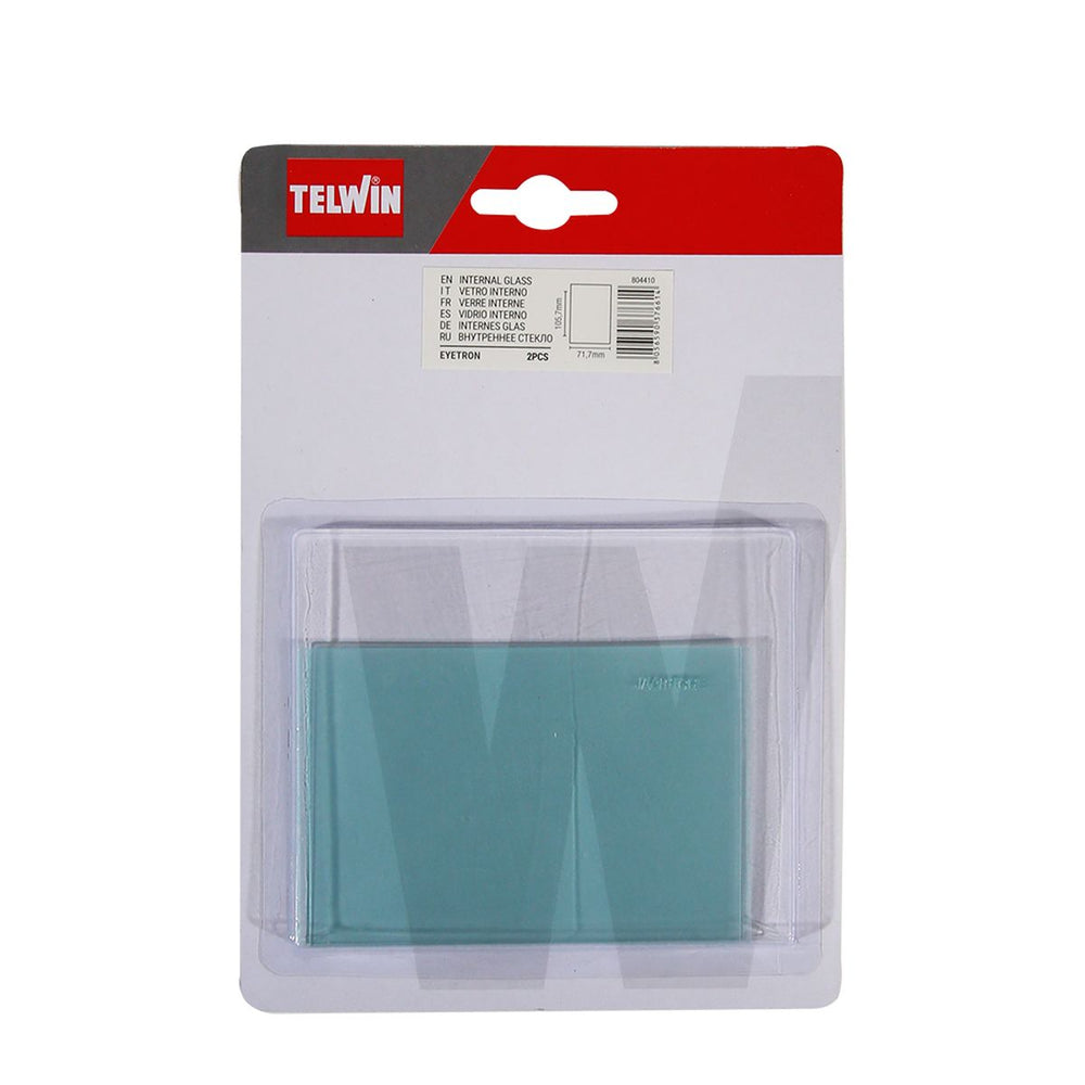 Telwin cristal protector interior 71,7x105 mm, 2 unidades nuevo — Nuevo