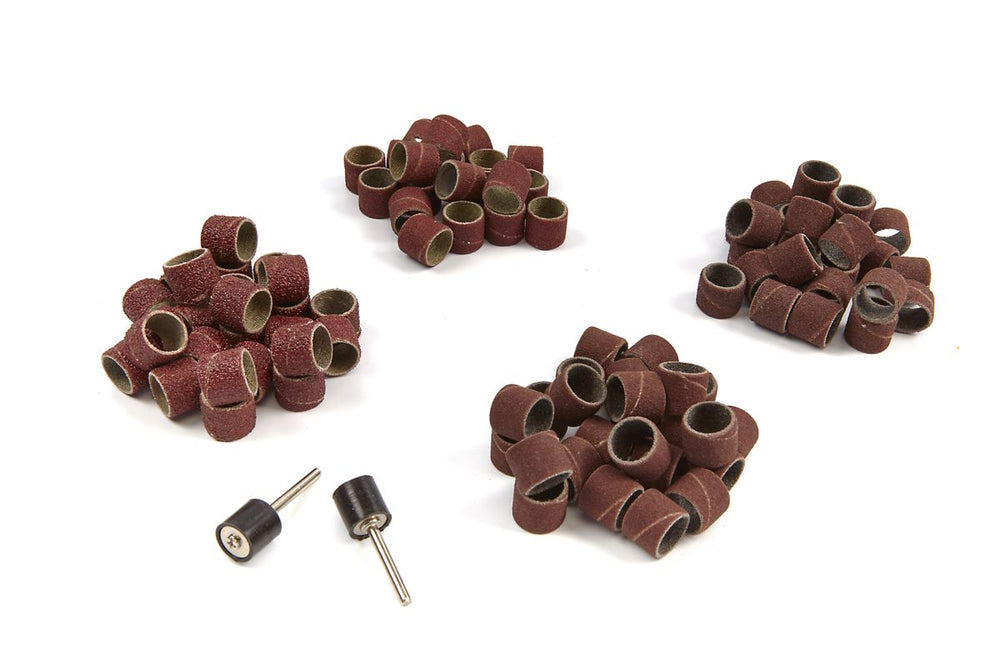 Conjunto de tambor de lijado HBM 100 piezas, incluyendo 2 soportes para tambor de lijado nuevo — Nuevo