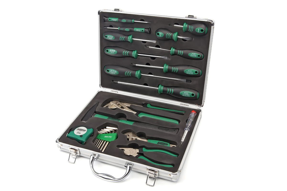 Mannesmann 24 Piezas Juego de Herramientas en Caja de Aluminio - 29024 nuevo — Nuevo