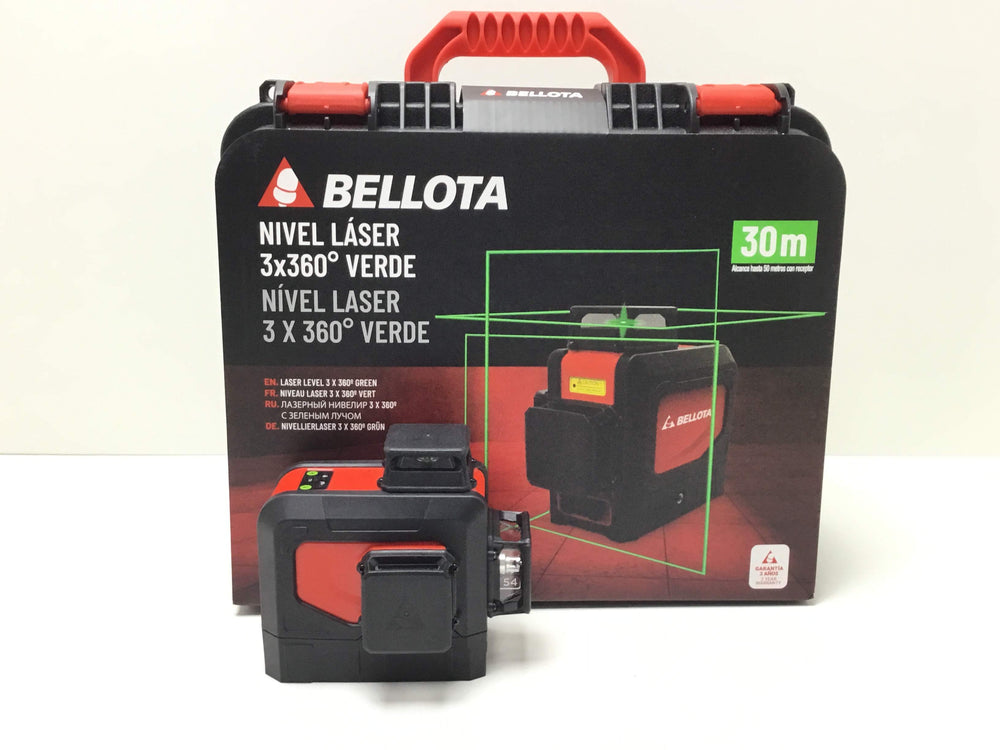 Nivel Laser Bellota 3x360 niv3d360v de segunda mano · Medición — Revisado