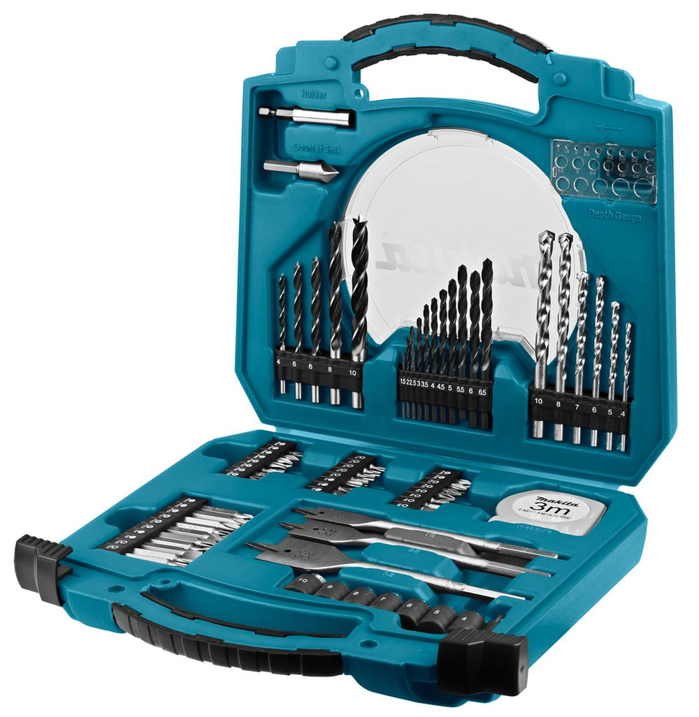 Juego de brocas y puntas de atornillar Makita de 71 piezas D-47145 nuevo — Nuevo