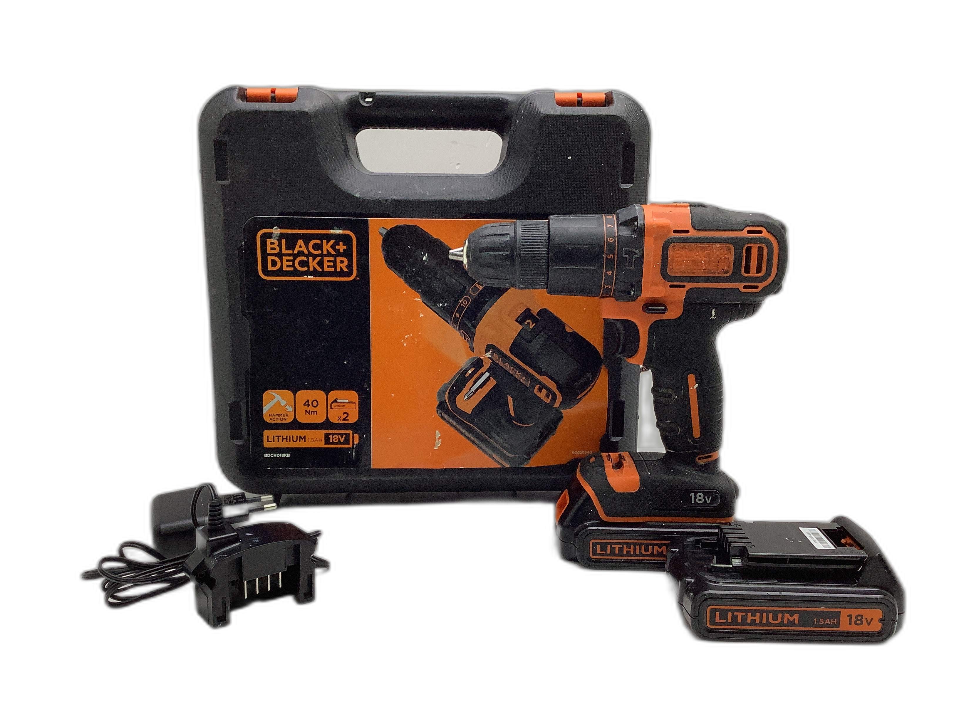 Atornillador a Bateria Black And Decker bdchd18 de segunda mano · Atornilladores — Con uso