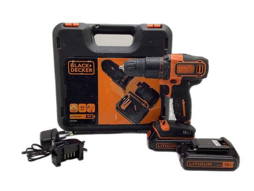 Atornillador a Bateria Black And Decker bdchd18 de segunda mano · Atornilladores — Con uso