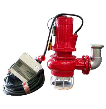 Bomba sumergible agua sucia 7,5kW, 4", Trif.