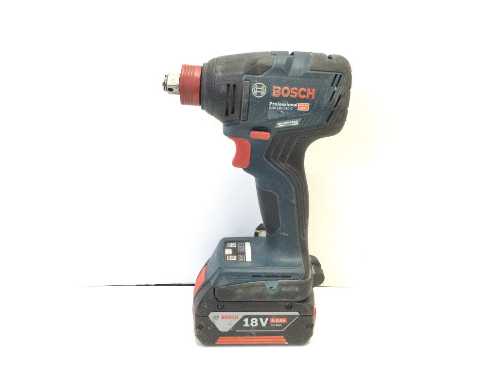 Atornillador a Bateria Bosch Azul Gdx 18v-210c de segunda mano · Atornilladores — Con uso