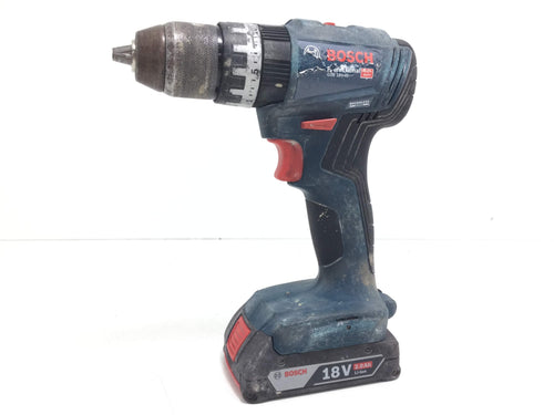 Atornillador a Bateria Bosch Azul Gsb 18v-45 de segunda mano · Atornilladores — Con uso