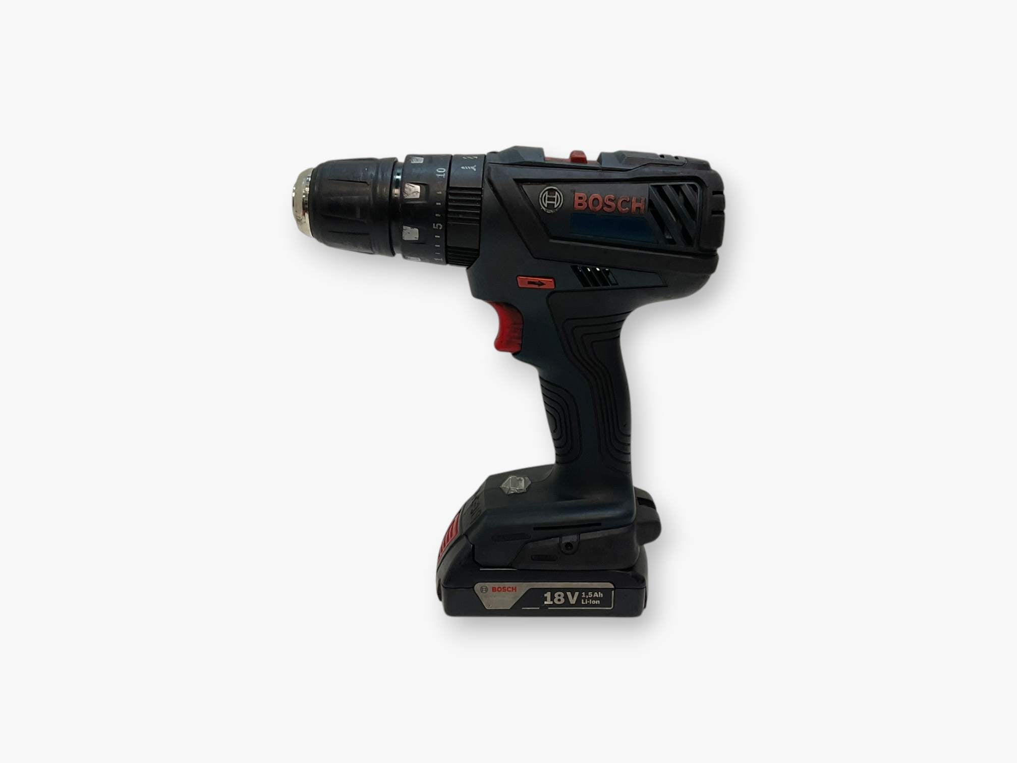 Atornillador a Bateria Bosch Azul Gsb 18v li Plus de segunda mano · Atornilladores — Con uso