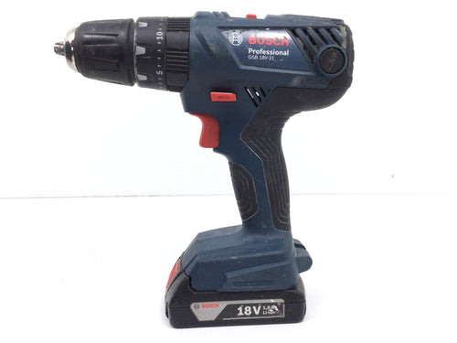 Atornillador a Bateria Bosch Azul Gsb 18v de segunda mano · Atornilladores — Revisado