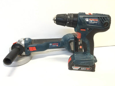 Kit Herramientas Variadas Bosch Gsb 18v- 21 y Gws 18v-10 de segunda mano · Kits de herramientas — Con uso