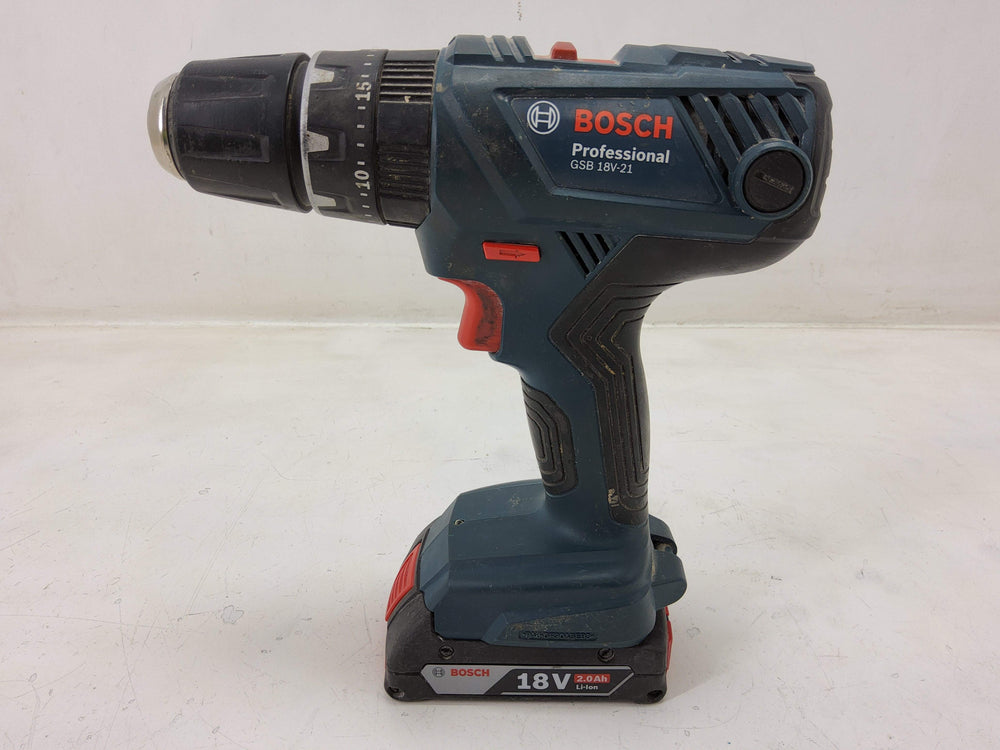Taladro a Bateria Bosch gsb18v-21 de segunda mano · Taladros — Bueno