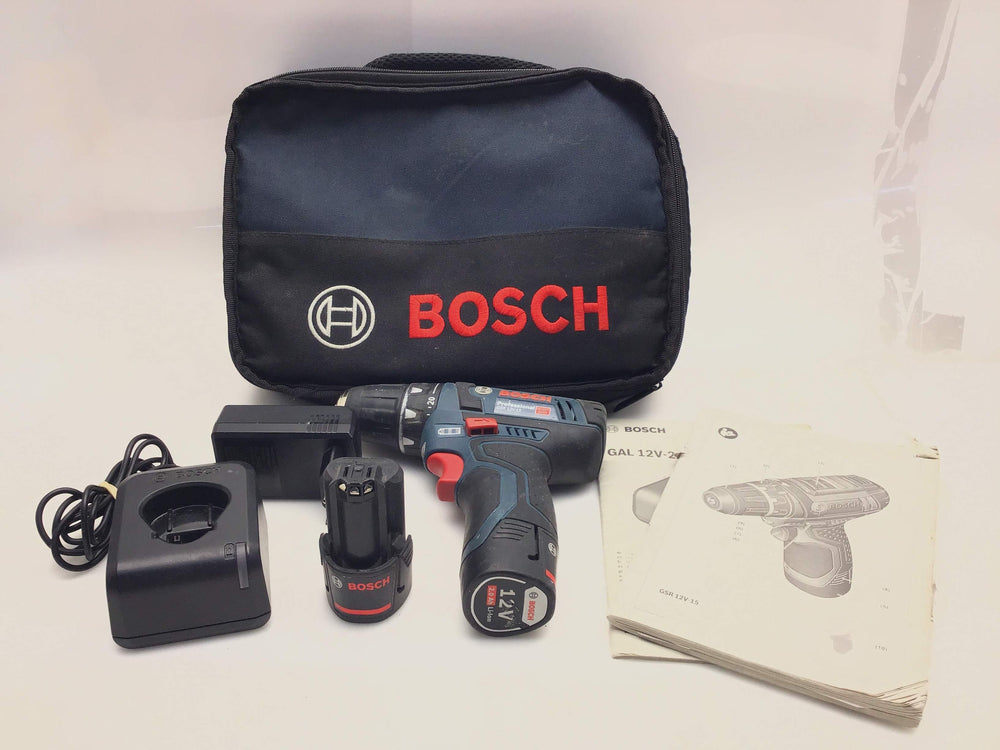 Atornillador a Bateria Bosch gsr12v-15 de segunda mano · Atornilladores — Con uso