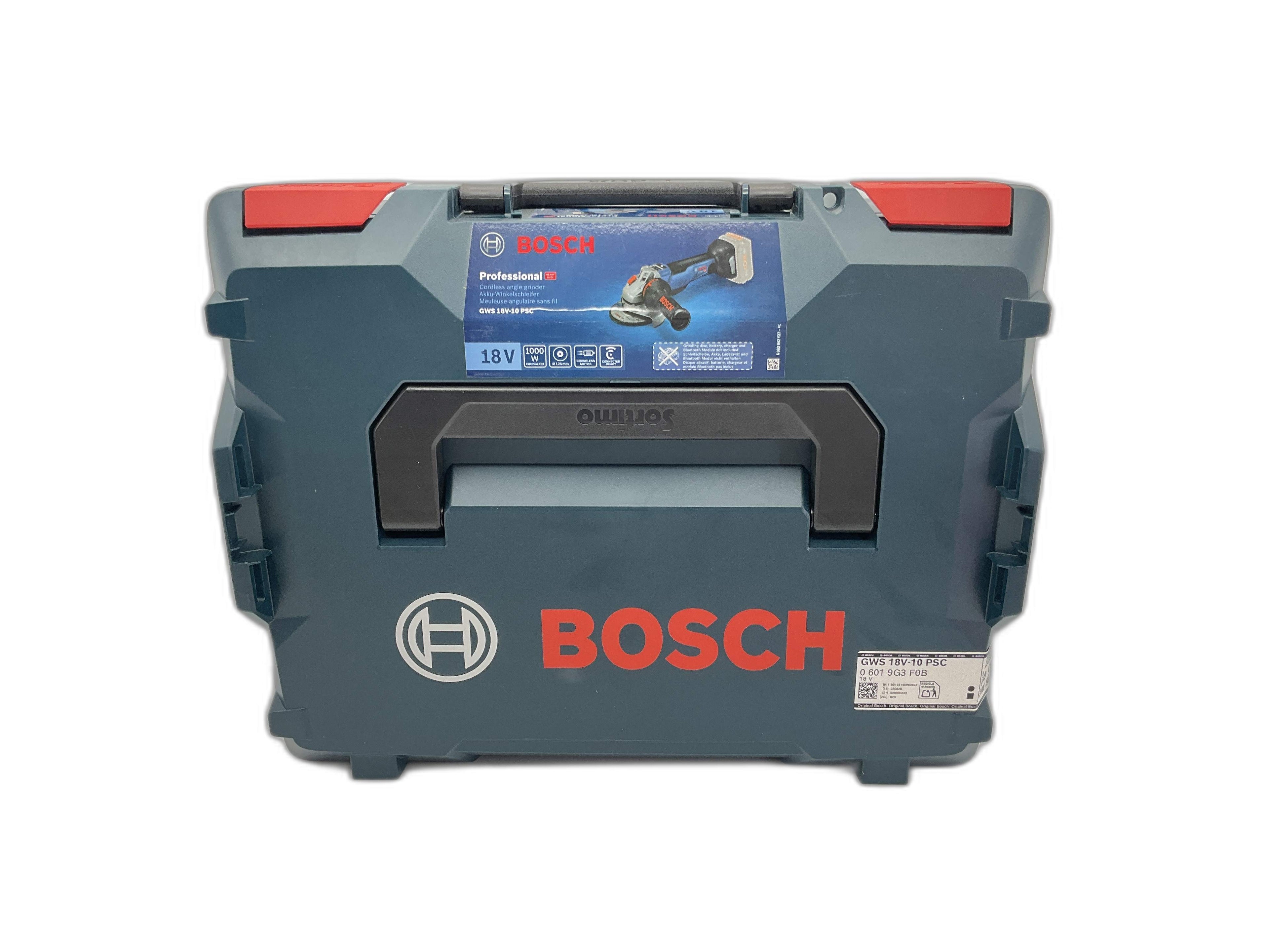 Radial Bosch Gws 18v-10 Psc de segunda mano · Amoladoras — Revisado