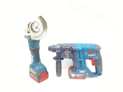 Kit Herramientas Variadas Bosch Gbh 18v-21 + Gws 18v-7 de segunda mano · Kits de herramientas — Revisado