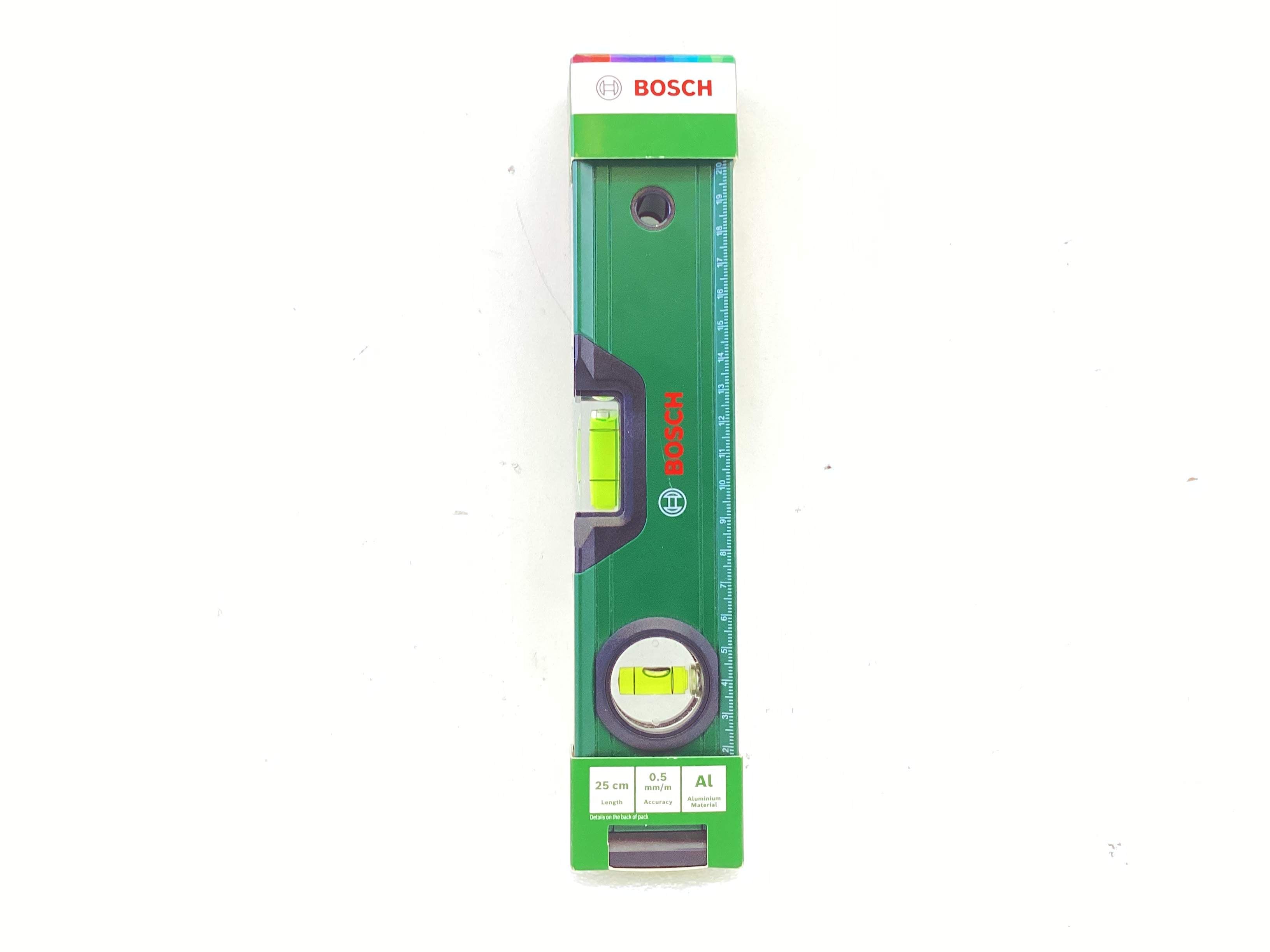 Nivel Bosch Nível de Bolha 25cm Alumínio de segunda mano · Medición — Revisado