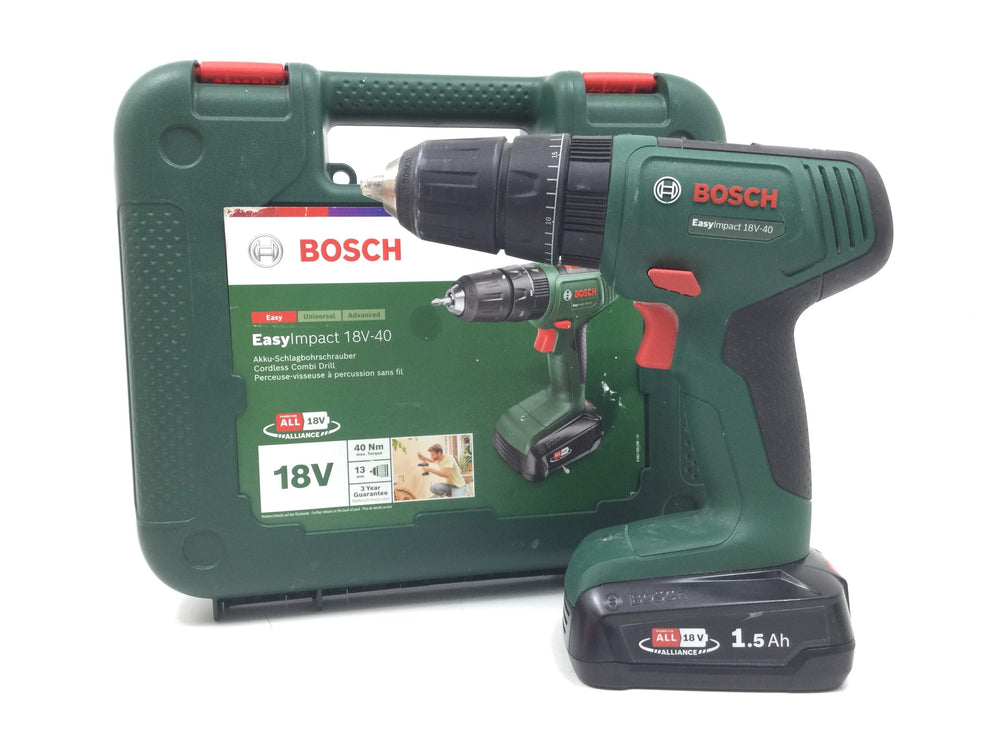 Atornillador a Bateria Bosch Verde Easyimpact 18v-40 de segunda mano · Atornilladores — Con uso